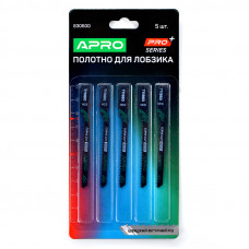 Полотно для лобзика (дерево) APRO 76/50 мм 2 мм-12TPI швидкий фігурний T119BO (блістер 5 шт)
