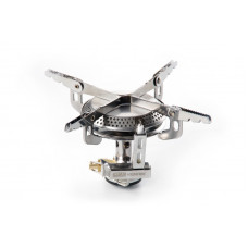 Портативний газовий пальник СИЛА для кемпінгу Конфорка складна з п'єзопідпалом 75*75*75мм