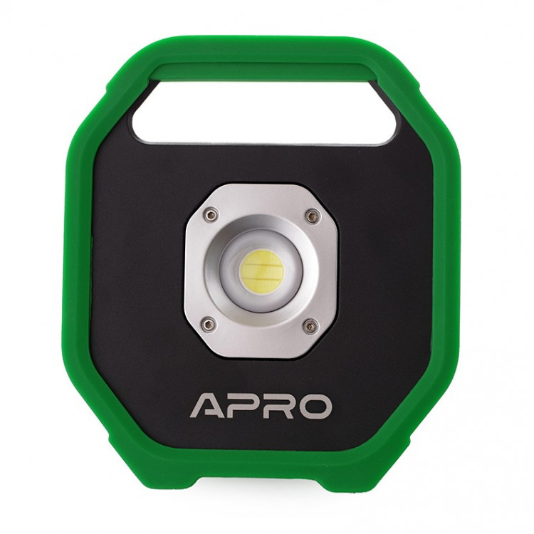 Акумуляторний світлодіодний прожектор 10Вт (Li-ion 3.7V 4400mAh) APRO