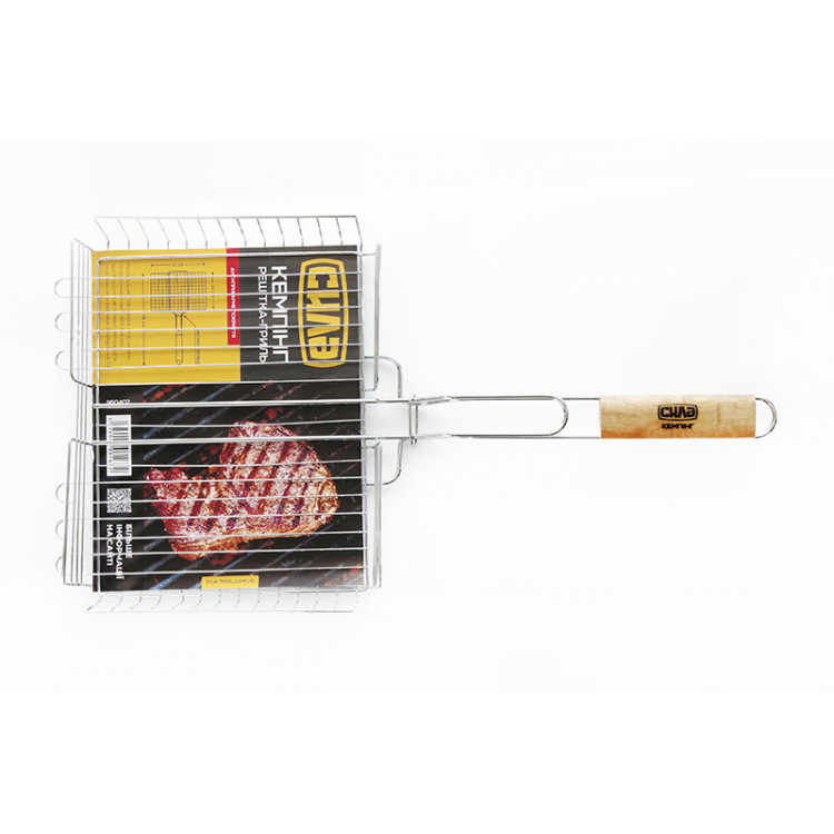 Решітка - гриль СИЛА глибока мала (56*31*24*5,5см) з антипригарним покриттям