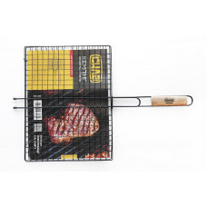 Решітка - гриль СИЛА плоска мала (58*40*30см) з антипригарним покриттям