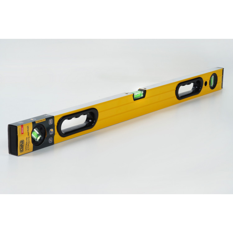 Рівень 150см СИЛА 3 капсули, 2 рукоятки з поворотною каплуслою