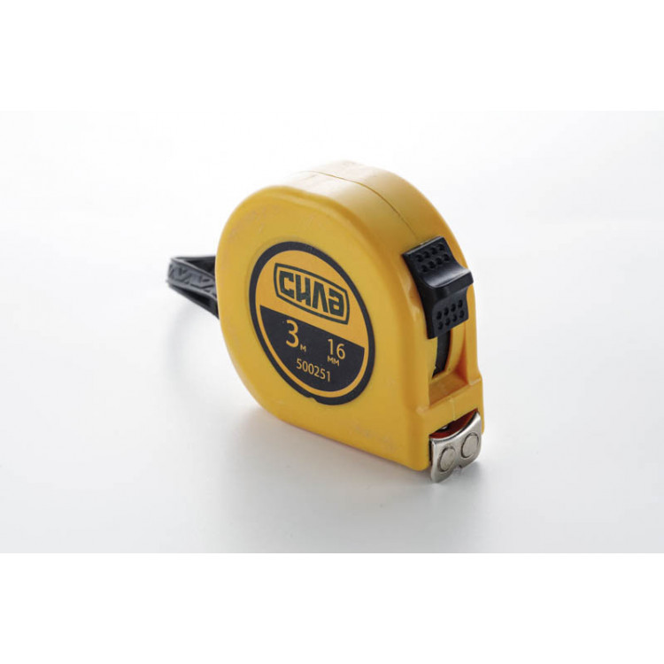 Рулетка 3 м*16 мм СИЛА Стандрат