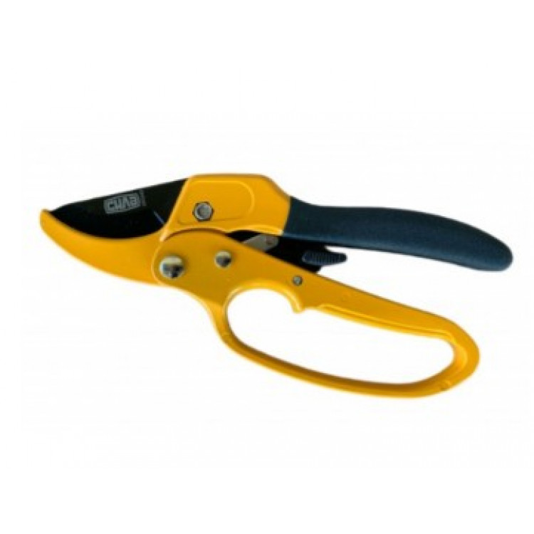 Секатор 200мм з храповим механізмом  СИЛА