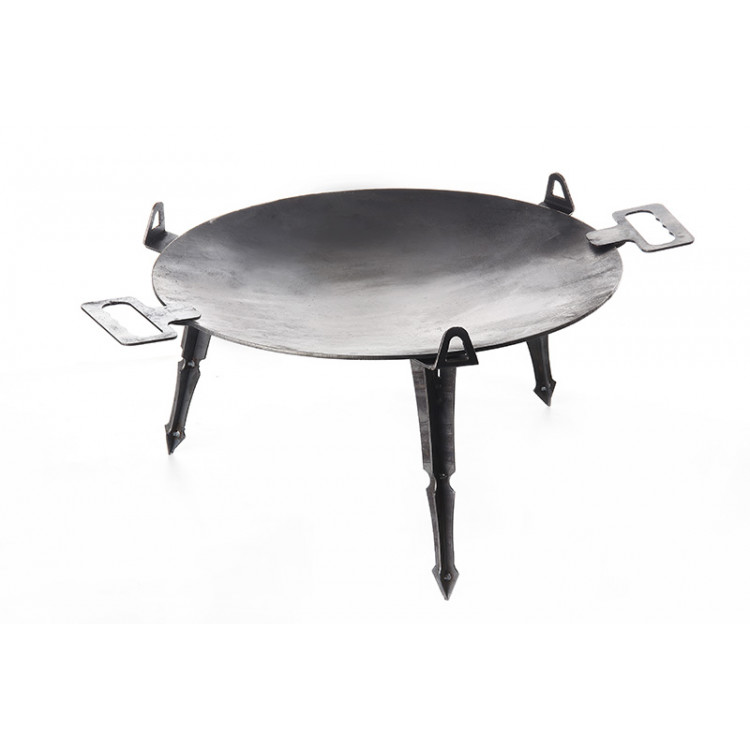 Сковорода з диска 48 см товщина 4мм із ручками