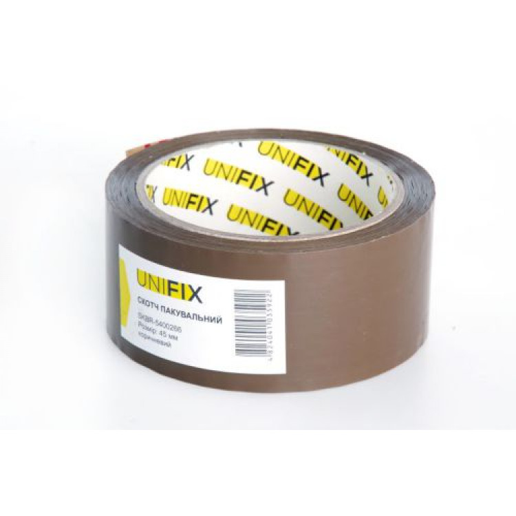 Скотч пакувальний коричневий 45 мм*200 м UNIFIX (6шт/уп)
