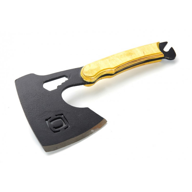 Сокира 800гр СИЛА з дерев'яною рукояткою цільнометалевий туристичний