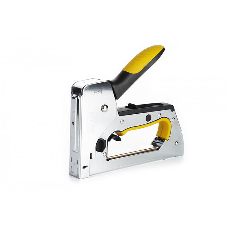 Степлер універсальний 3 в 1 СИЛА ресорний з регулятором  (скоба, цвяхи, шпилька)