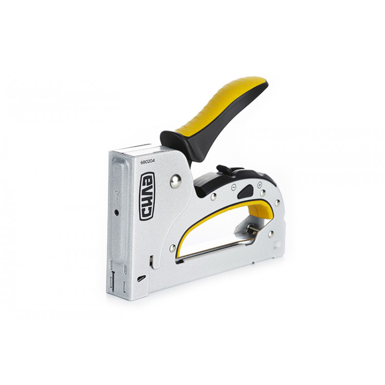 Степлер універсальний 3 в 1 СИЛА ресорний з регулятором  (скоба, цвяхи, шпилька)