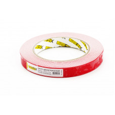 Стрічка клейка двостороння на спіненій основі 15мм*5м UNIFIX (5шт/уп) (білий)