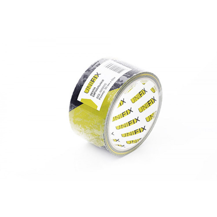 Стрічка сигнальна 50мм*50м UNIFIX жовто-чорна