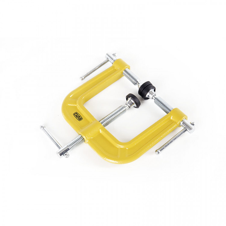 Струбцина столярна з 3-ма гвинтами, 64х80 мм СИЛА