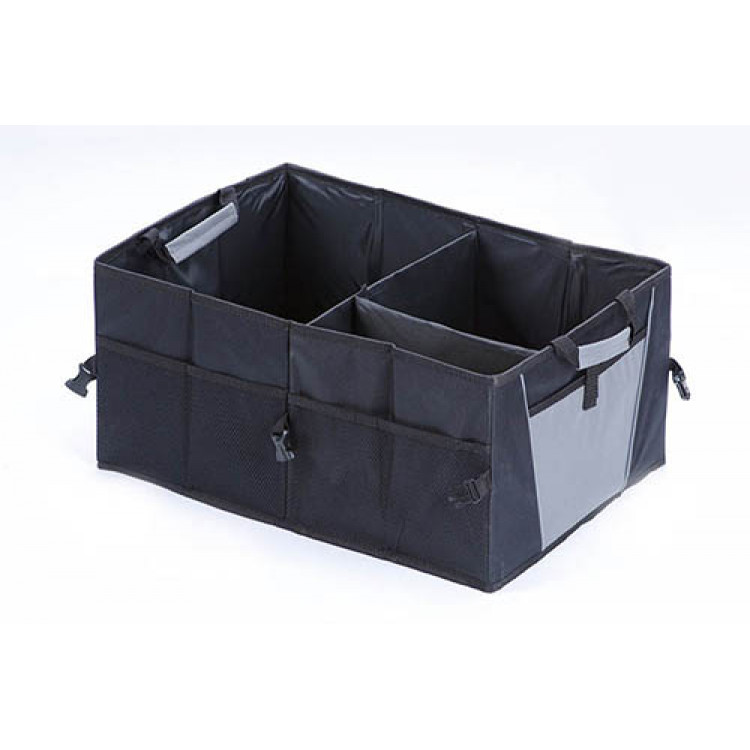 Сумка-органайзер для автомобиля, серая 50л. (53х38х25см)