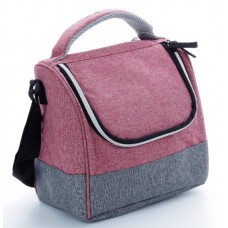 Термосумка  8 л розовая (25*15*21см)