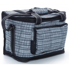 Термосумка 15 л чорно-біла (32*20*24см)