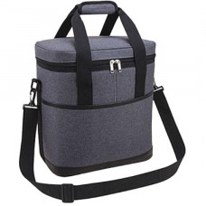 Термосумка 19 л сіра (30,5х18,5х32,5 см)