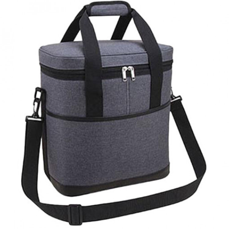 Термосумка 19 л сіра (30,5х18,5х32,5 см)