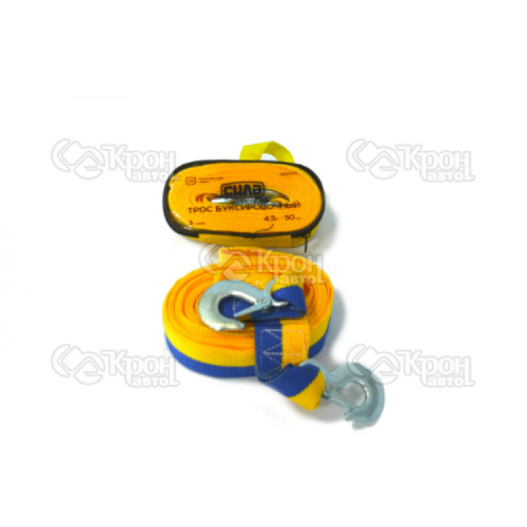 Трос буксирувальний у чохлі 3 тонни, 4,5м*50мм (сумка)