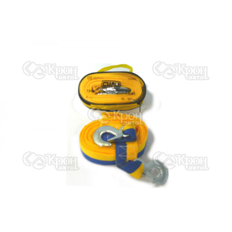 Трос буксирувальний в чохлі 3 тонни, 6м * 50мм (сумка)