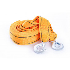 Трос буксирувальний посилений з подвійною пряжкою 5 тонн 5м*60мм (гак)