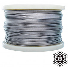 Трос нержавіючий 4,0 мм APRO DIN 3055 (6х7+1х7) бухта 200 м