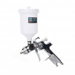 Фарборозпилювач HVLP ?1.3мм в/б пласт. 600мл (хром) APRO