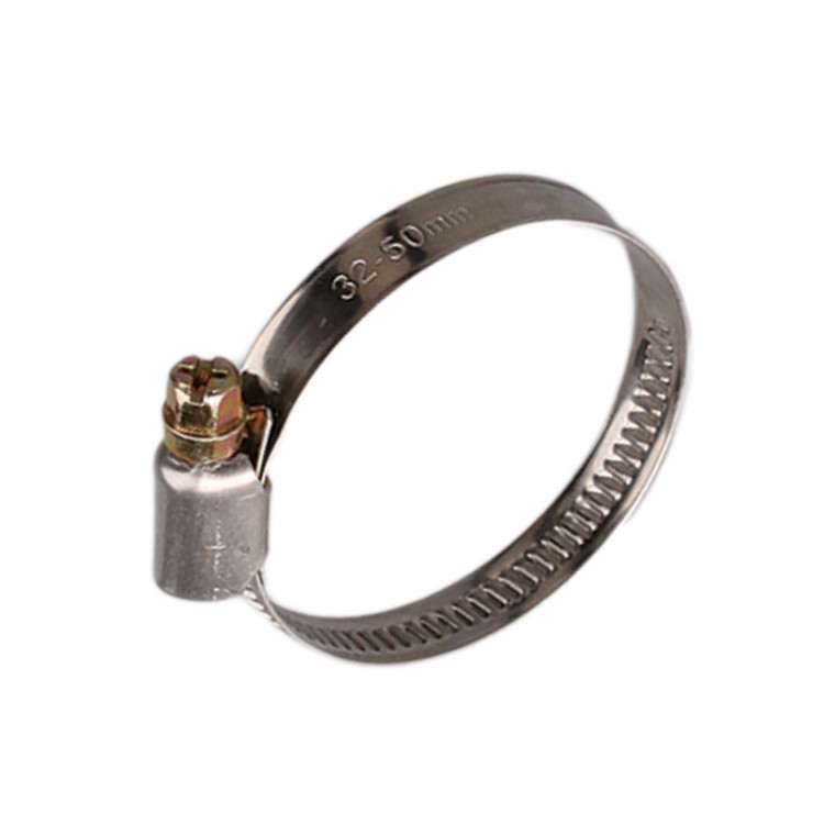 Хомут черв'ячний нержавіючий 9мм D  8-12 мм APRO Універсальний (50шт/пач)
