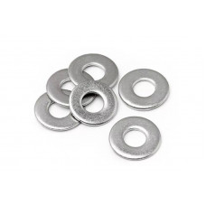 Шайба плоска 10 мм DIN 125 цинк білий (пач. 100 шт.)