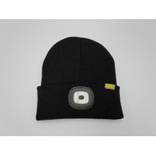 Шапка з ліхтариком зелена СИЛА 200 Лм (300 мАг)