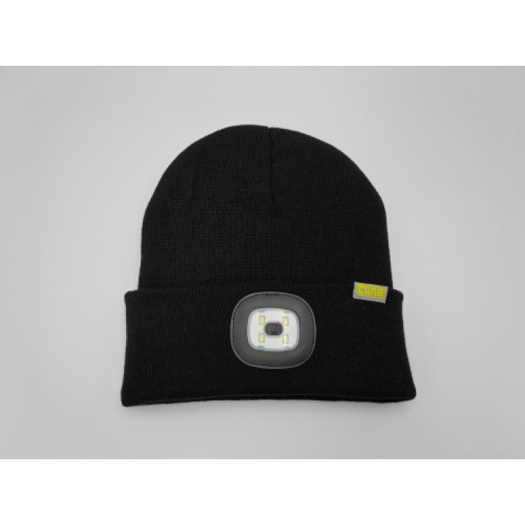 Шапка з ліхтариком зелена СИЛА 200 Лм (300 мАг)