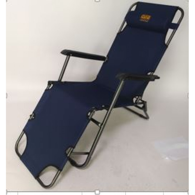 Шезлонг розкладний (профіль 25 мм) 179 х 60 х 88 см