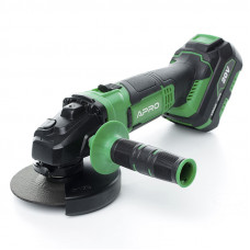 Шліфмашина кутова (болгарка) акумуляторна 125 APRO 20AG 4 A в кейсі  + батарея