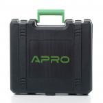 Шліфмашина кутова (болгарка) акумуляторна 125 APRO 20AG 4 A в кейсі  + батарея