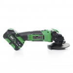 Шліфмашина кутова (болгарка) акумуляторна 125 APRO 20AG 4 A в кейсі  + батарея