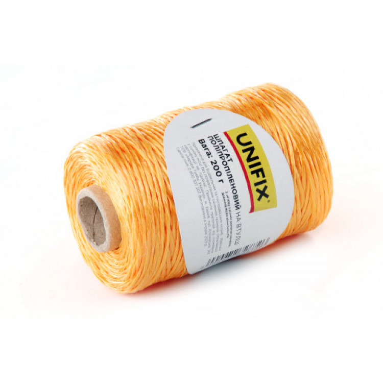 Шпагат поліпропіленовий  1000г на втулці UNIFIX (уп. 21 шт)