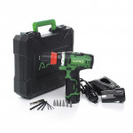 Шуруповерт-дриль акумуляторний APRO 12DС/12В/DFR/1,5А (кейс 2АКБ, зар.прист)