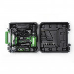 Шуруповерт-дриль акумуляторний APRO 20D/20В/2А (кейс 2АКБ, зар.устр)