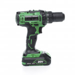 Шуруповерт-дриль акумуляторний APRO 20D/20В/2А (кейс 2АКБ, зар.устр)