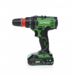 Шуруповерт-дриль акумуляторний APRO 20DС/20В/DFR/2А (кейс 2АКБ, зар.устр)
