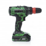 Шуруповерт-дриль акумуляторний APRO 20DС/20В/DFR/2А (кейс 2АКБ, зар.устр)