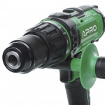 Шуруповерт-дриль акумуляторний ударний APRO 20НD/20В/2А (кейс 2АКБ, зар.устр)