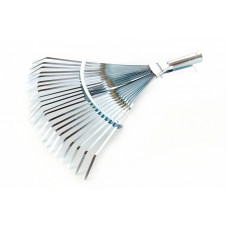 Граблі віялові регульовані 370*500 мм оцинковані 22 пласких прути 0,4 кг СИЛА