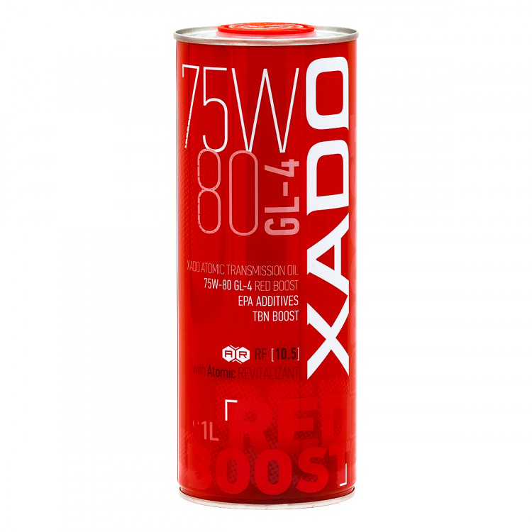 Олива трансмісійна XADO Atomic Oil 75W-80 GL-4 Red Boost 1л  XA 26131