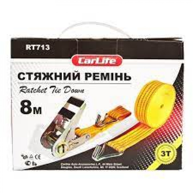 CARLIFE  Ремінь стяжний 3т,  10м