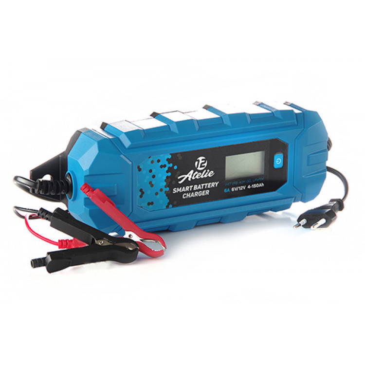 Пристрій зарядний 6А 12В цифровий імпульсний  12 ATELIE