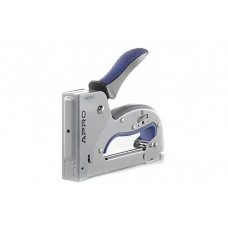 Степлер ресорний APRO для скоби 4-14 мм сталевий корпус регулювання удару колесом