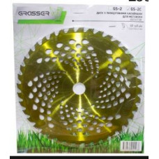 Диск победітовий 255*25,4 мм 40Т, Тарілка в кольорі блістер Grasser