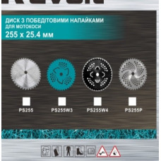Диск победітовий 255*25,4 мм увігнутий 40 Т