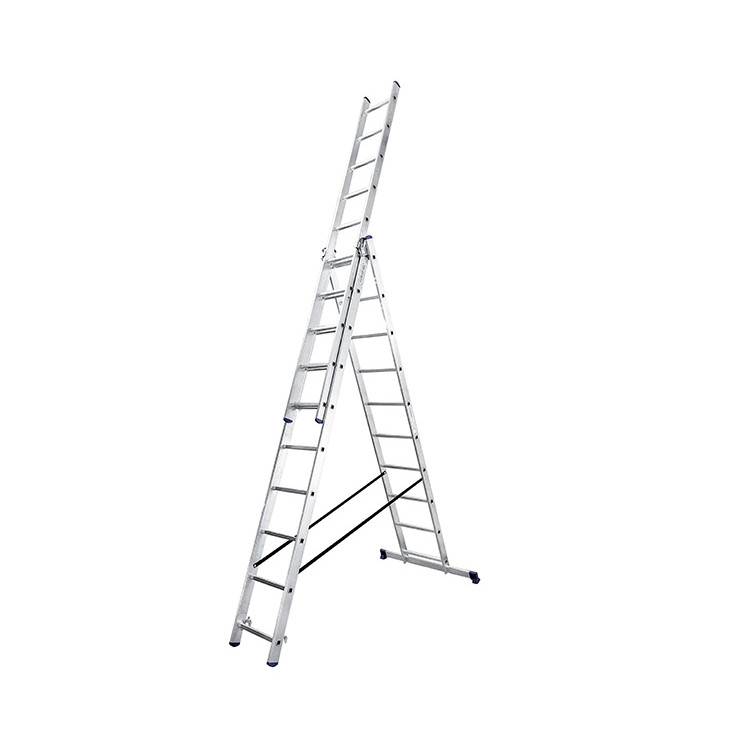 Драбина трьохсекційна алюмінієва 3 х 10 ступенів TRIOMAX VIRASTAR