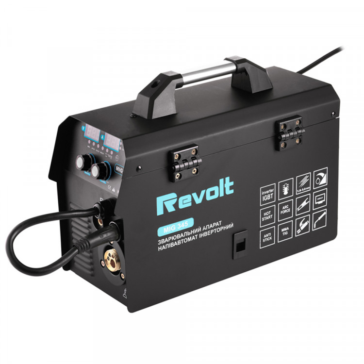 Зварювальний напівавтомат інверторний Revolt MIG-345